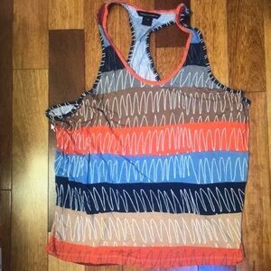 Colorful Striped Women's Tank Top